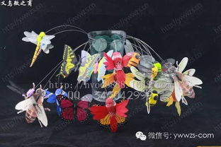 太陽能蝴蝶 2017年火爆庭院裝飾新寵，揭秘義烏小商品展銷會上的新奇特精品